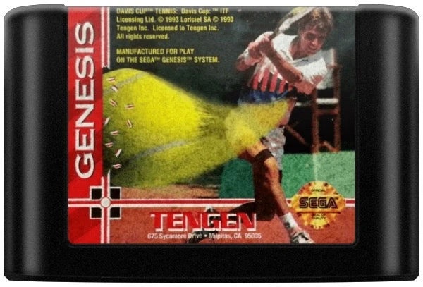Davis Cup World Tour Tennis - Sega Genesis