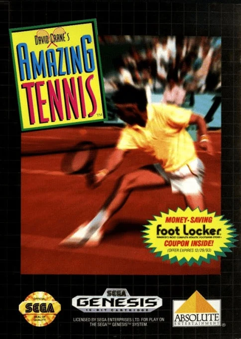 David Crane's Amazing Tennis - Sega Genesis