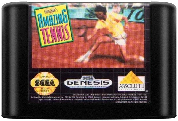 David Crane's Amazing Tennis - Sega Genesis
