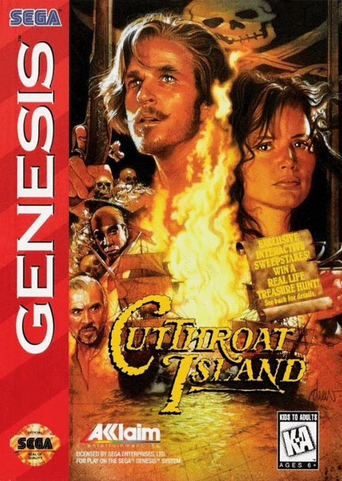 Cutthroat Island - Sega Genesis
