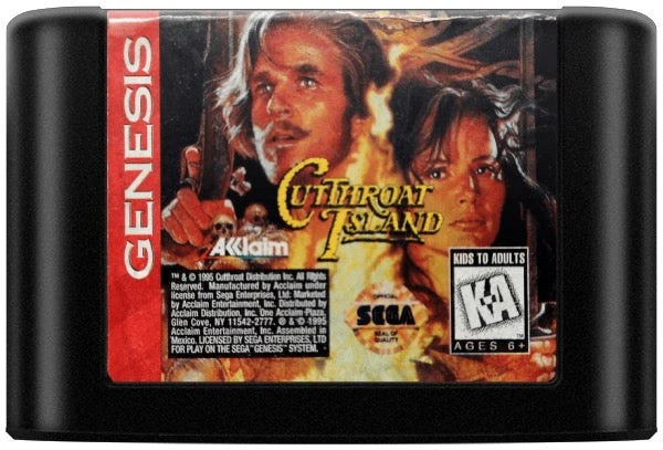 Cutthroat Island - Sega Genesis