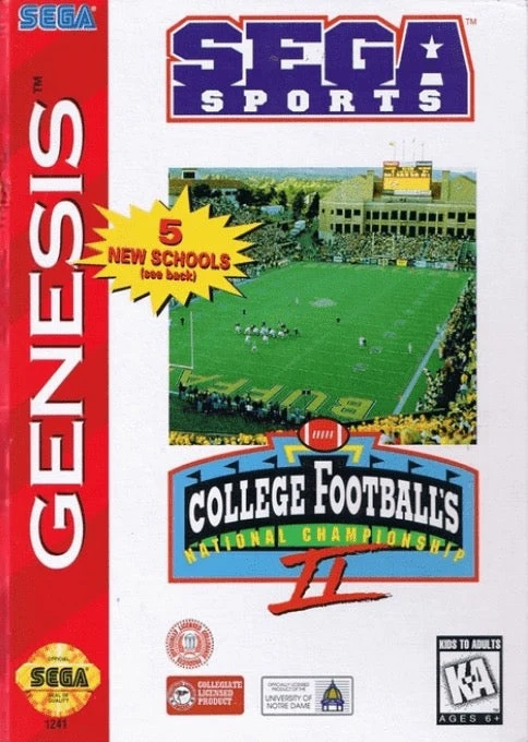 College Football's National Championship II - Sega Genesis
