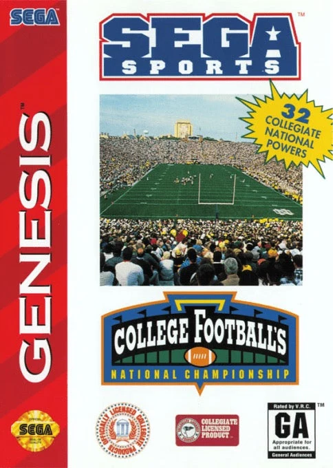 College Football's National Championship - Sega Genesis