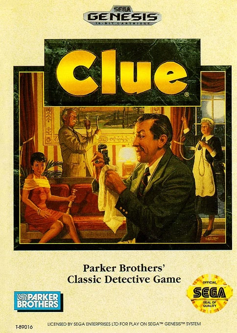 Clue - Sega Genesis