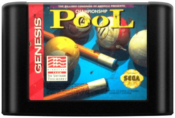 Championship Pool - Sega Genesis