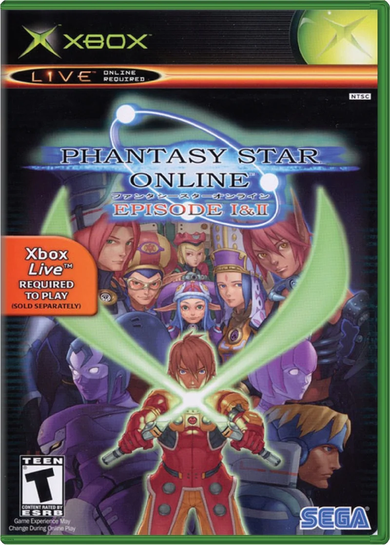 Phantasy Star Online Episode I & II - Microsoft Xbox