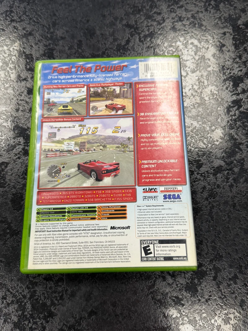 OutRun 2006 Coast 2 Coast - Microsoft Xbox