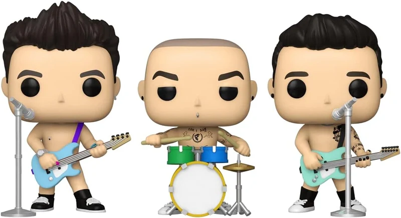 Funko Pop! Rocks: Blink 182--3 Pack-- Tom DeLonge, Mark Hoppus, Travis Barker