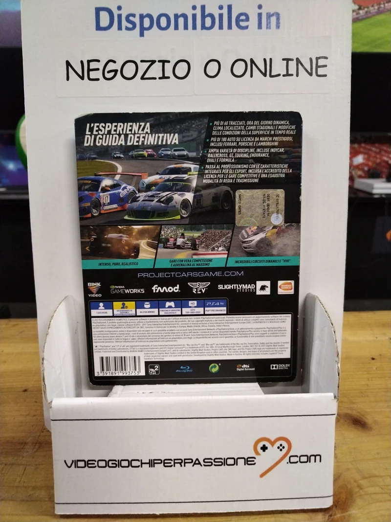 PROJECT CARS 2 LIMITED EDITION PS4 (usato garantito)(versione ita.)