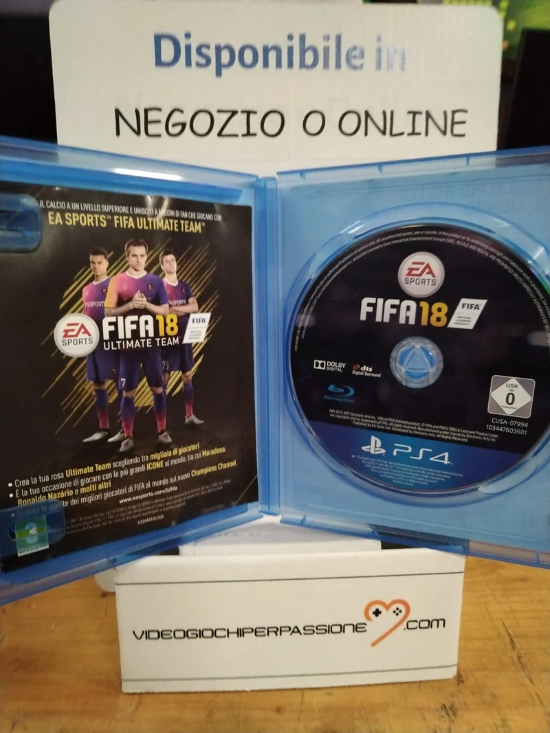FIFA 18 PS4 (versione italiana-usato garantito)
