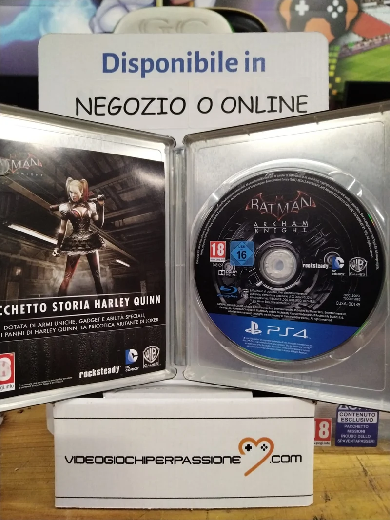 BATMAN ARKHAM KNIGHT PS4 SPECIAL EDITION(usato garantito)(versione italiana)