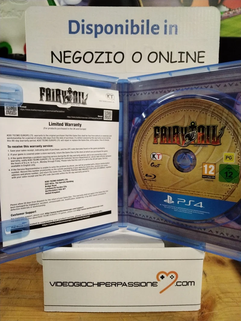 FAIRY TAIL PS4 (usato garantito)(versione europea)
