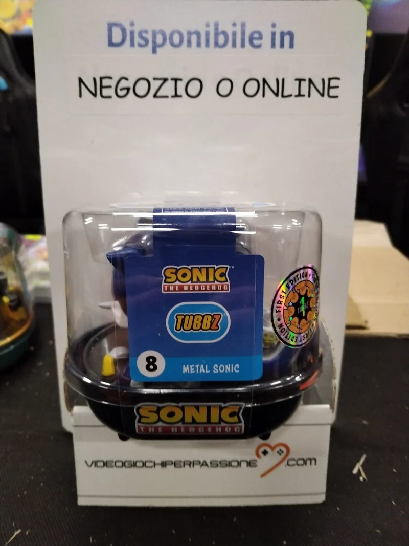 Sonic the Hedgehog metal Sonic TUBBZ Collectible Duck