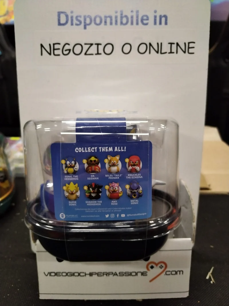 Sonic the Hedgehog metal Sonic TUBBZ Collectible Duck