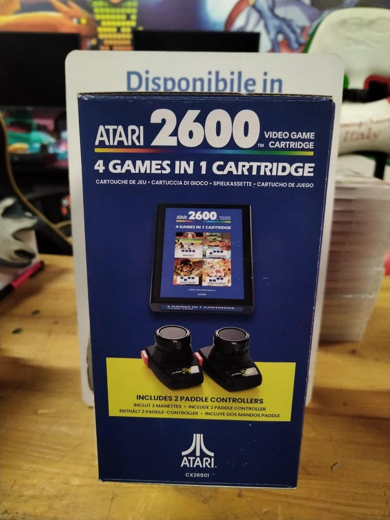 ATARI 2600 -4 GAMES IN 1 CARTUCCIA DI GIOCO