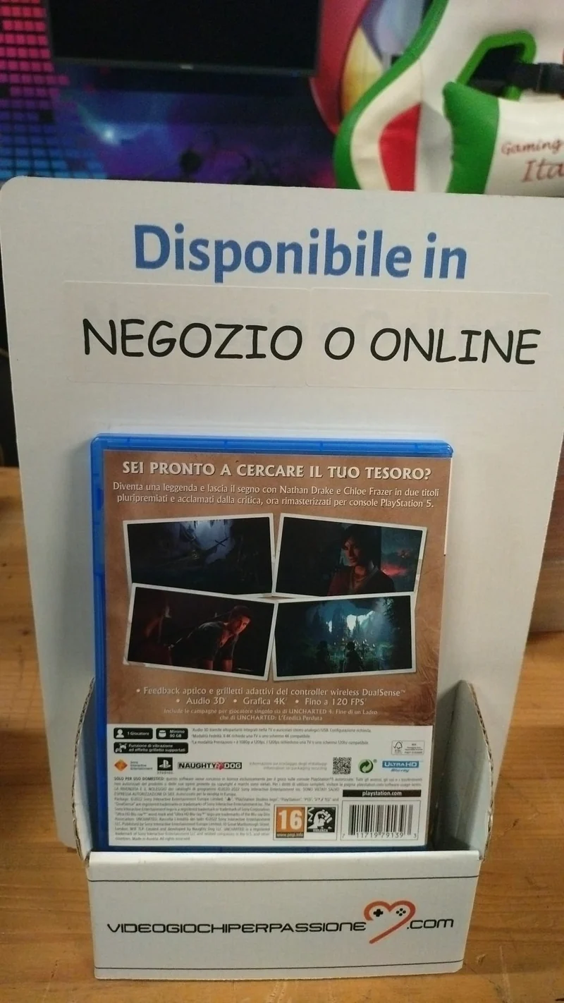 Uncharted: Raccolta L'eredità Dei Ladri Playstation 5 Edizione Italiana [USATO]