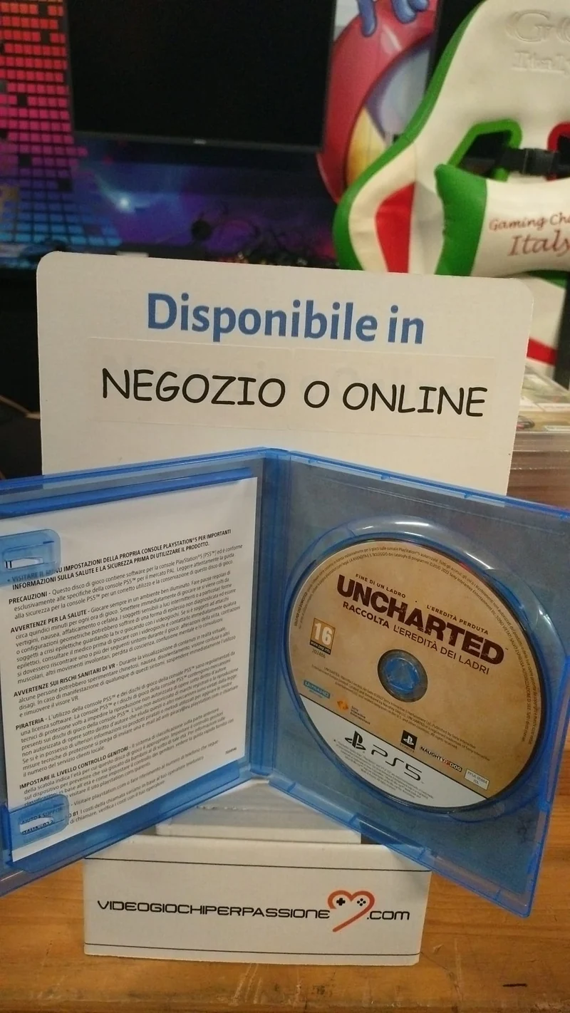 Uncharted: Raccolta L'eredità Dei Ladri Playstation 5 Edizione Italiana [USATO]