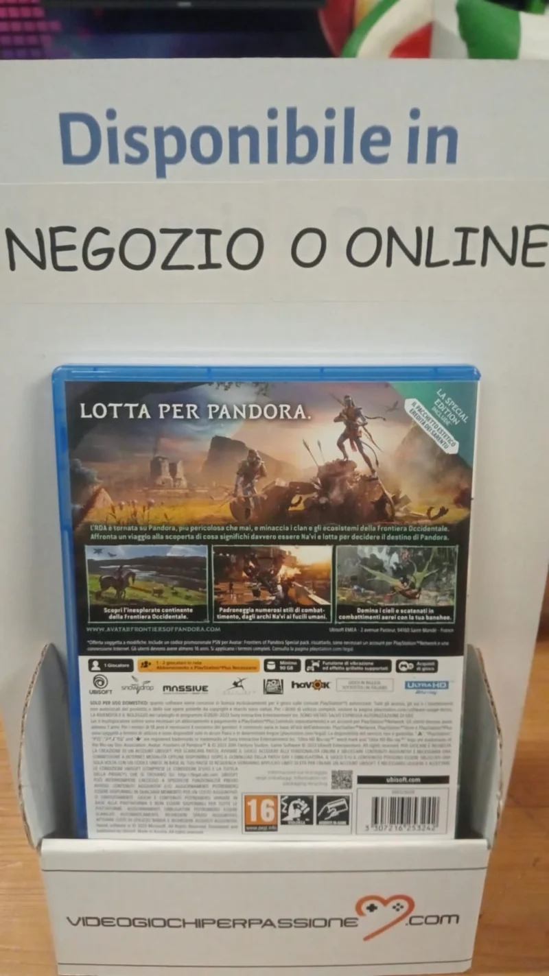 Avatar Frontiers of Pandora Playstation 5 Edizione Italiana [USATO]