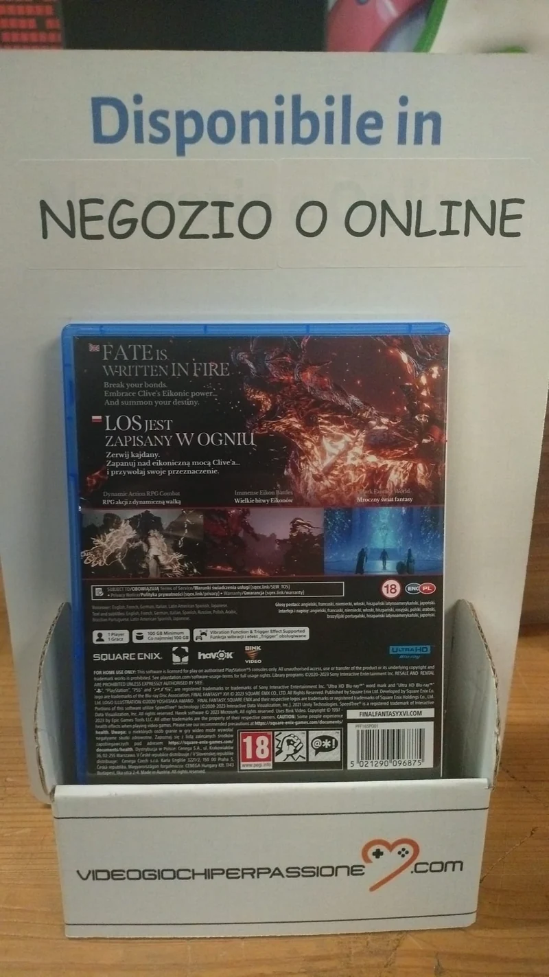 Final Fantasy XVI Playstation 5 Edizione Europea [USATO]