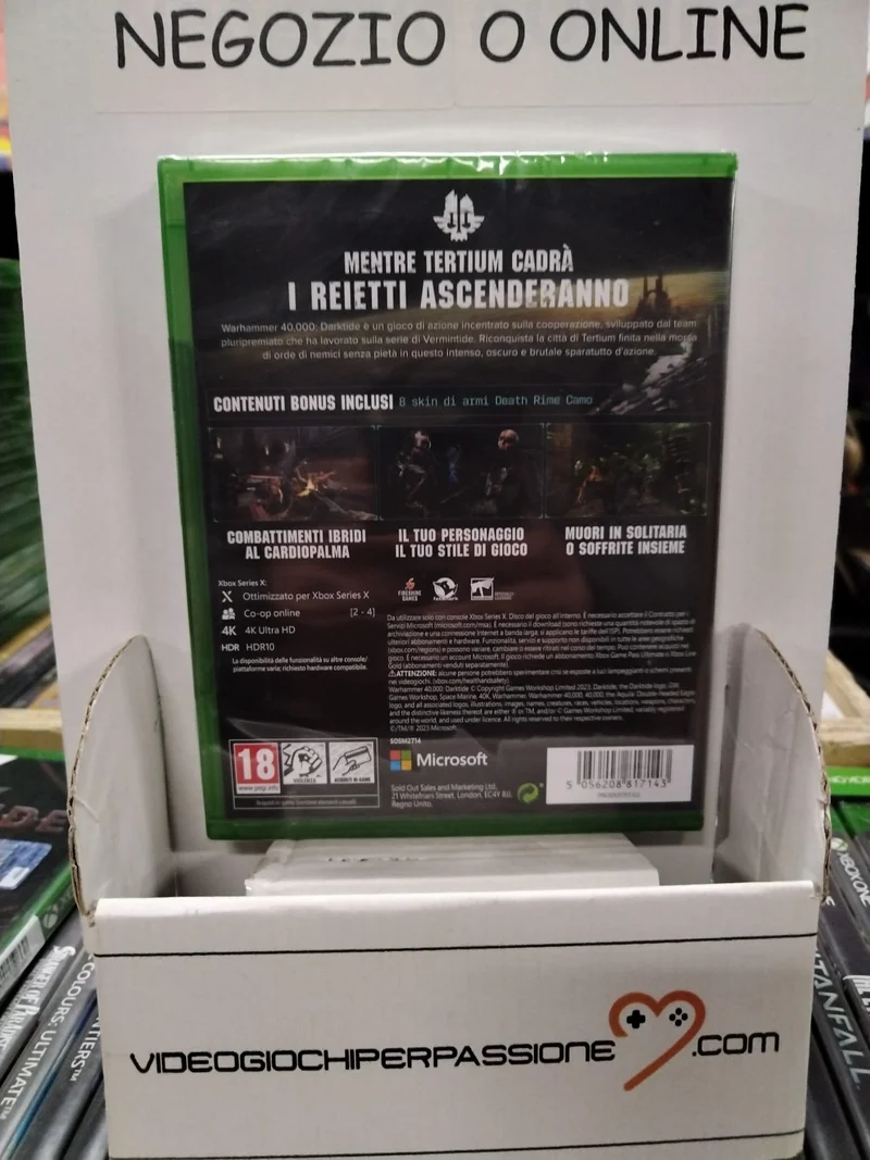 WARHAMMER 40.000 DARKTIDE XBOX /Serie X Edizione Italiana