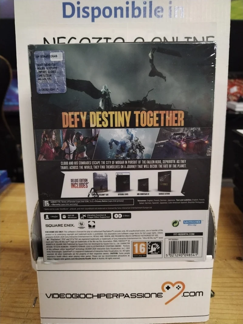 Final Fantasy VII Rebirth - Deluxe Edition Playstation 5 Edizione Europea