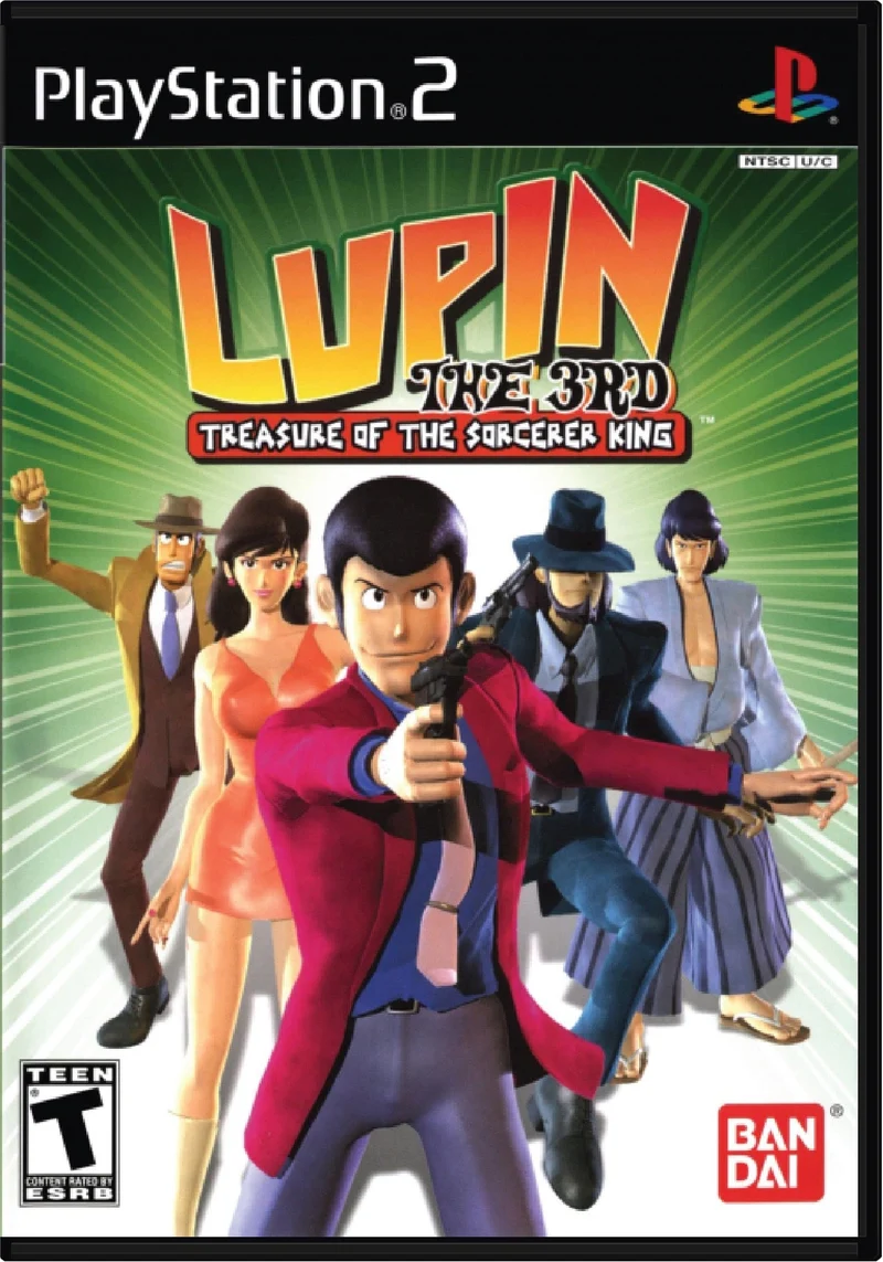 Lupin the 3rd Treasure of the Sorcerer King - Sony PlayStation 2 (PS2)
