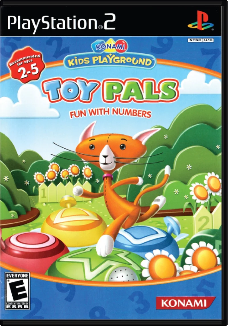 Konami Kids Playground Toy Pals Fun with Numbers - Sony PlayStation 2 (PS2)