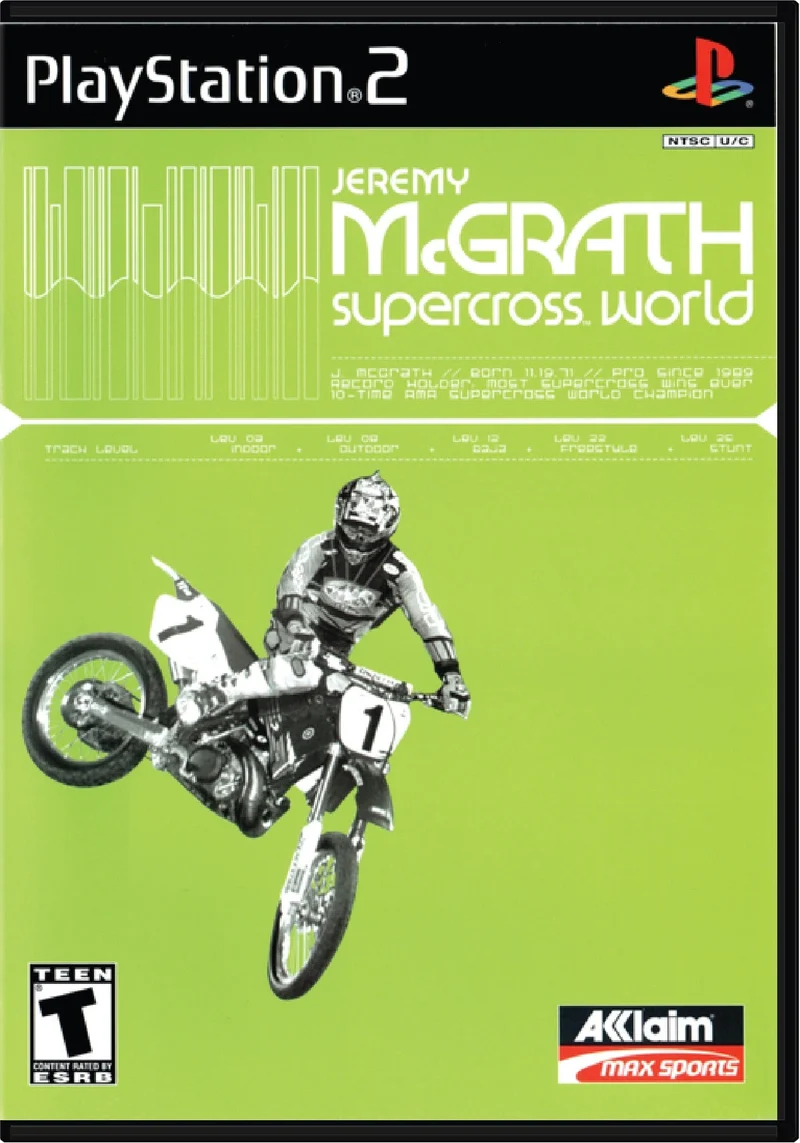 Jeremy McGrath Supercross World - Sony PlayStation 2 (PS2)