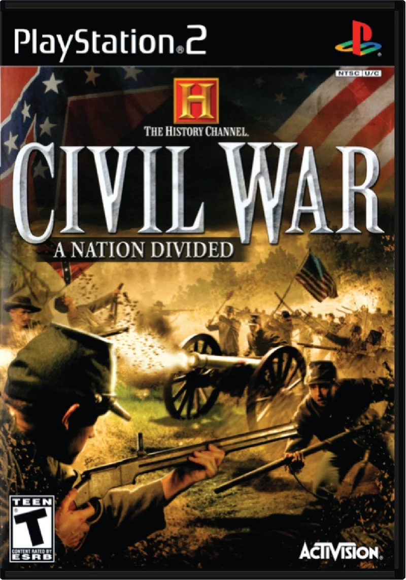 History Channel Civil War A Nation Divided - Sony PlayStation 2 (PS2)