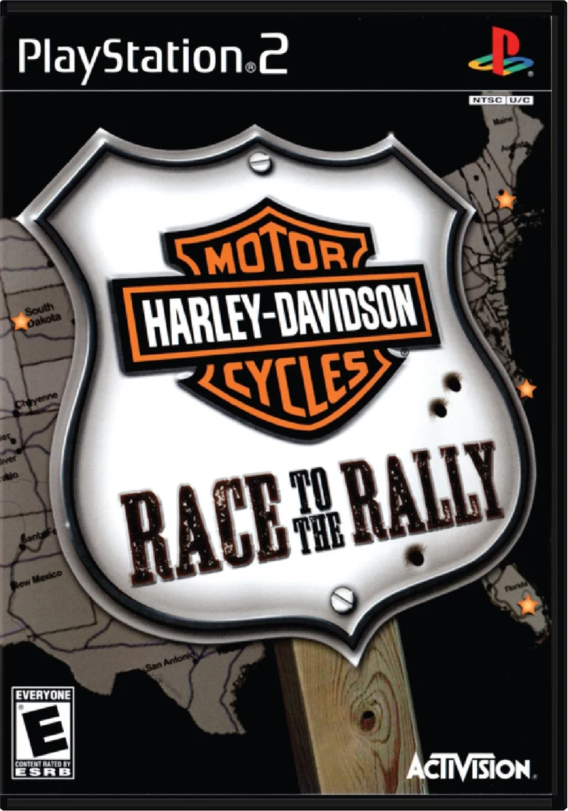 Harley Davidson Motorcycles Race to the Rally - Sony PlayStation 2 (PS2)