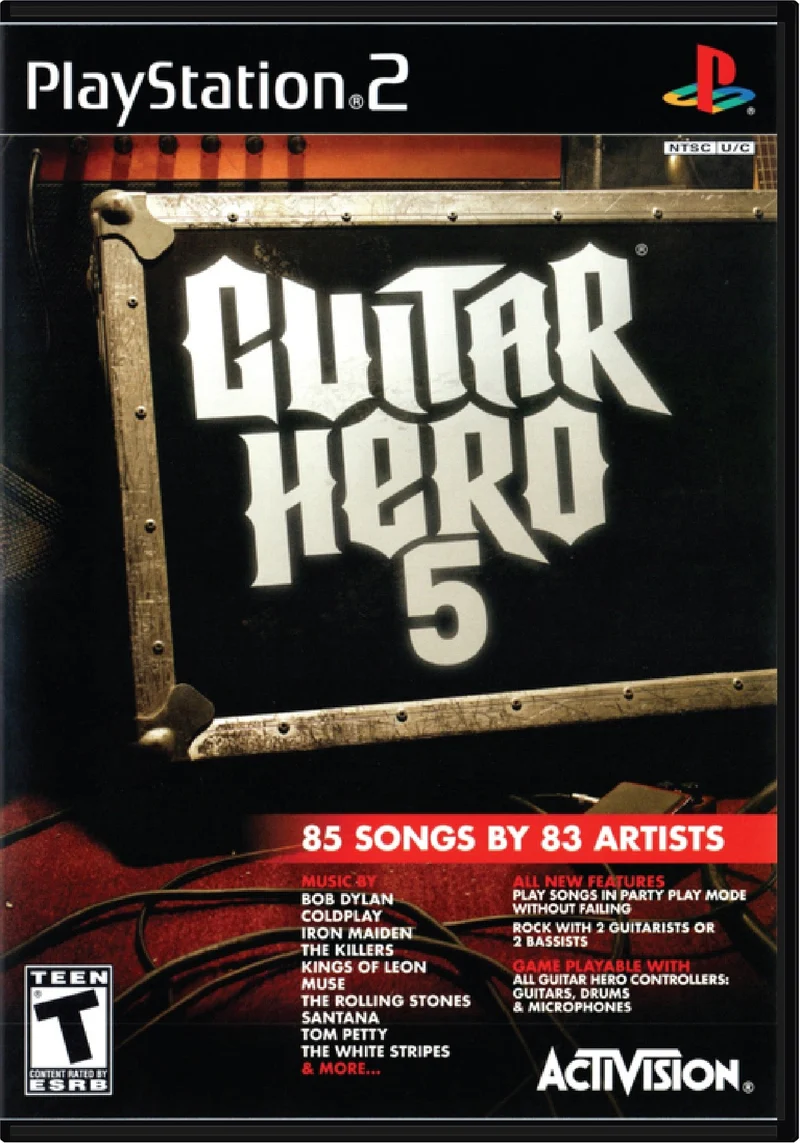 Guitar Hero 5 - Sony PlayStation 2 (PS2)