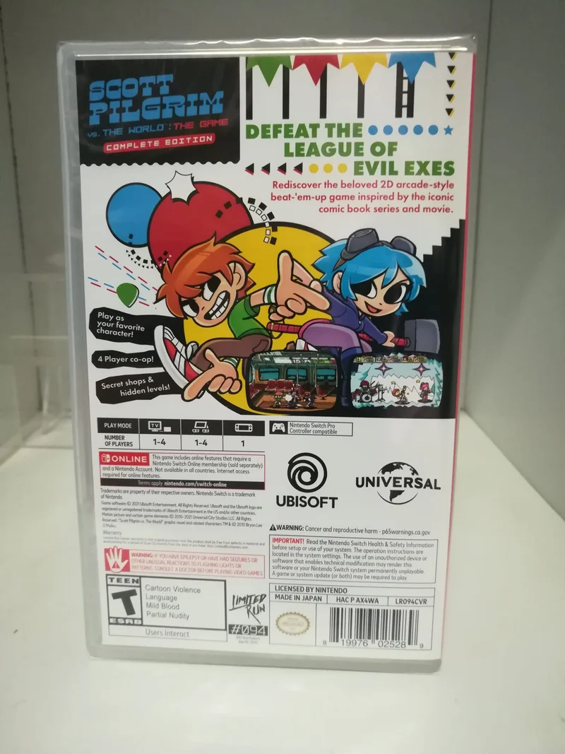 SCOTT PILGRIM VS. THE WORLD:THE GAME -COMPLETE EDITION -NINTENDO SWITCH