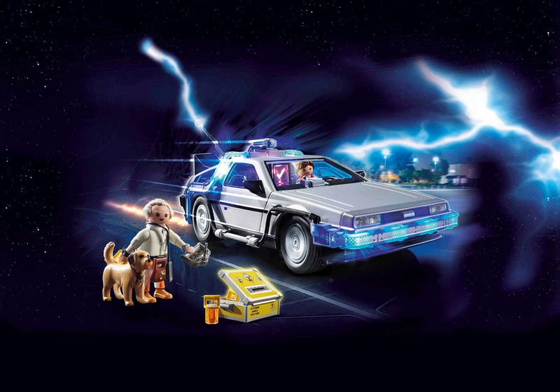 PLAYMOBIL RITORNO AL FUTURO 70317 DeLorean con effetti di luce