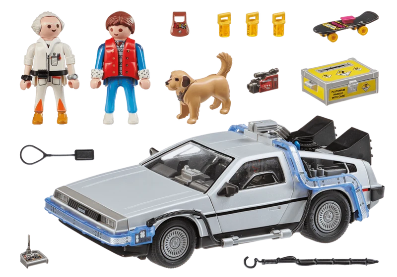 PLAYMOBIL RITORNO AL FUTURO 70317 DeLorean con effetti di luce