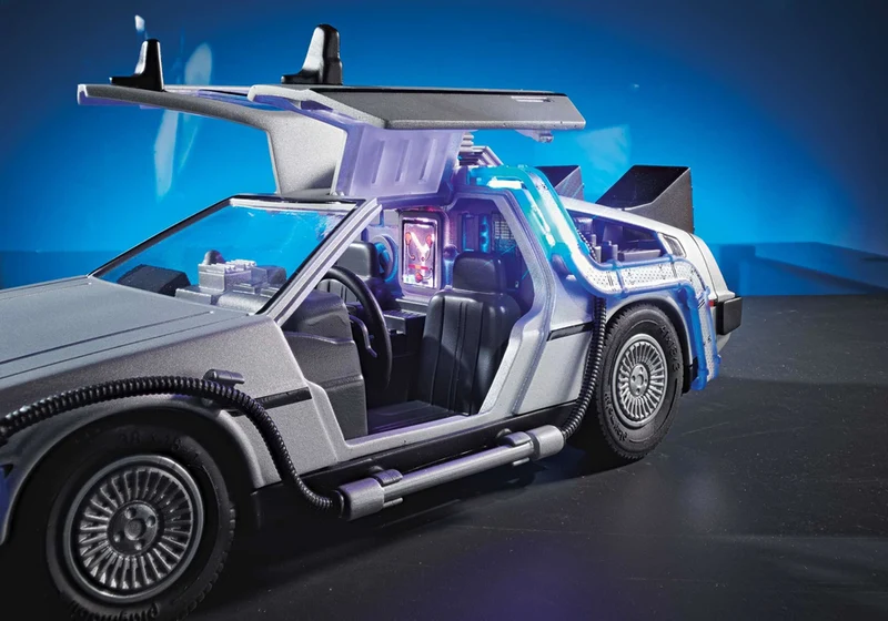 PLAYMOBIL RITORNO AL FUTURO 70317 DeLorean con effetti di luce