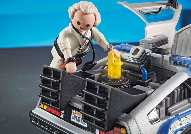 PLAYMOBIL RITORNO AL FUTURO 70317 DeLorean con effetti di luce
