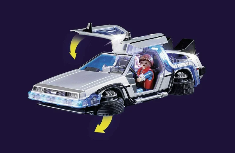 PLAYMOBIL RITORNO AL FUTURO 70317 DeLorean con effetti di luce