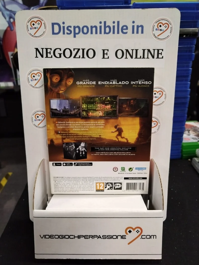 Oddworld: Soulstorm-Day One Oddition Steel Book Edition PS5 Edizione Italiana(usato)