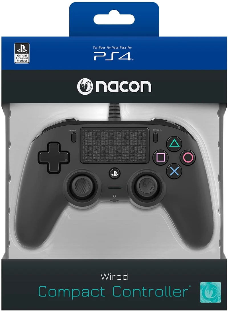 Controller, Nero - PlayStation 4 Nacon Compact