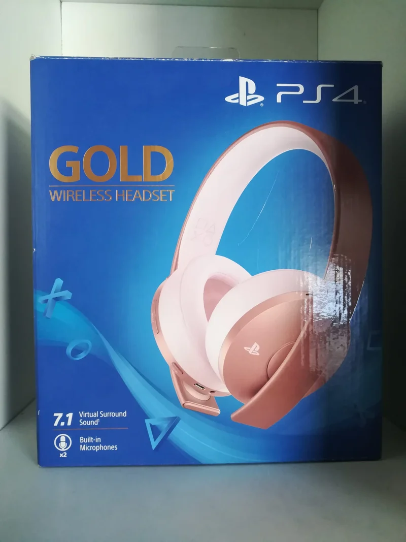 CUFFIE PLAYSTATION 4 ROSE GOLD WIRELESS HEADSET 7.1 SURROUND (usato garantito)