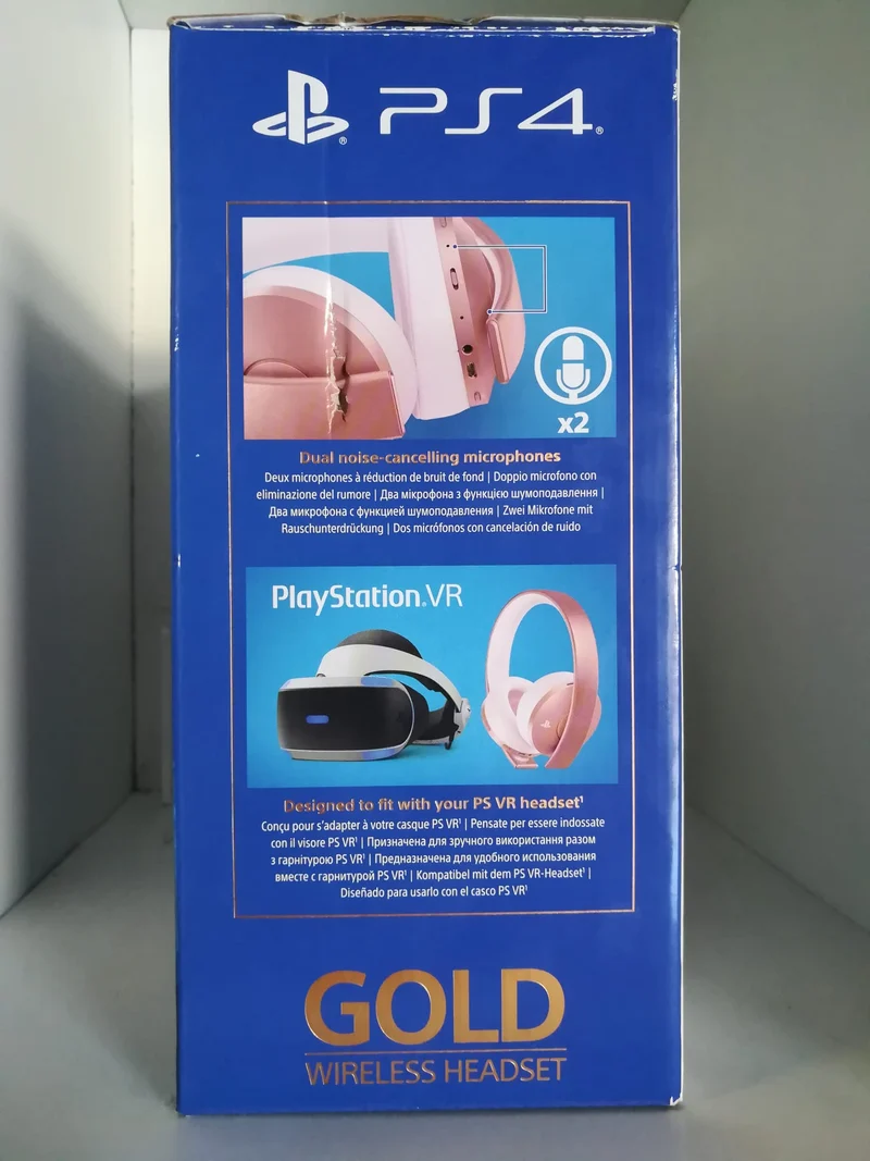 CUFFIE PLAYSTATION 4 ROSE GOLD WIRELESS HEADSET 7.1 SURROUND (usato garantito)