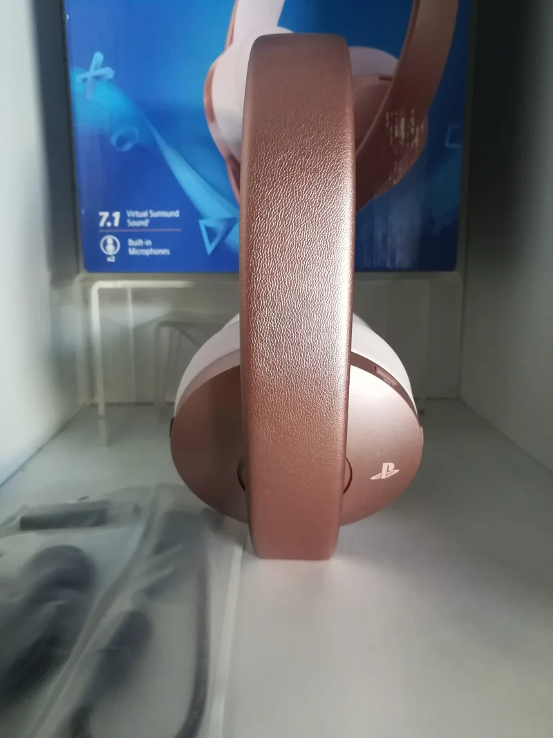 CUFFIE PLAYSTATION 4 ROSE GOLD WIRELESS HEADSET 7.1 SURROUND (usato garantito)