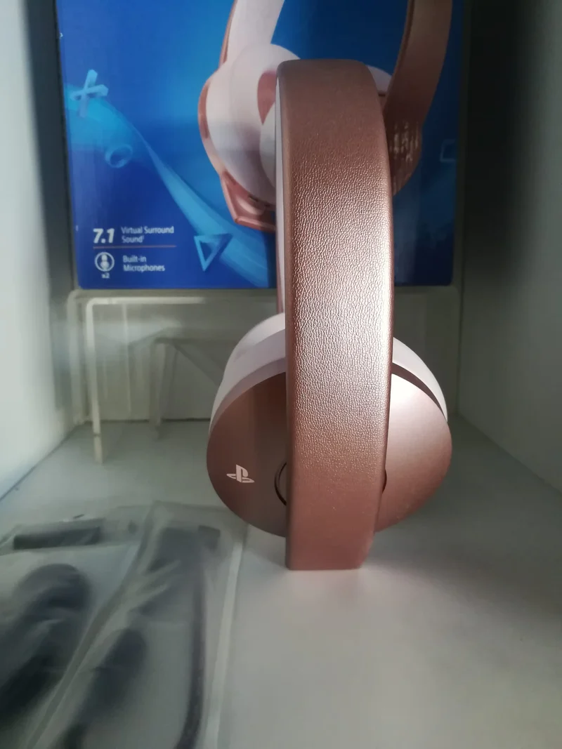 CUFFIE PLAYSTATION 4 ROSE GOLD WIRELESS HEADSET 7.1 SURROUND (usato garantito)