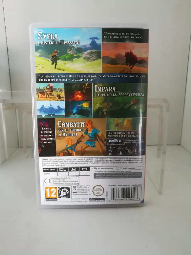 THE LEGEND OF ZELDA BREATH OF THE WILD NINTENDO SWITCH (usato versione italiana)