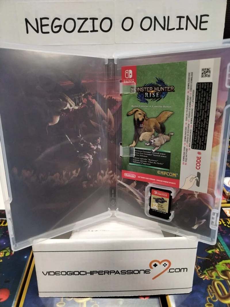 MONSTER HUNTER RISE NINTENDO SWITCH (usato garantito)(versione italiana)