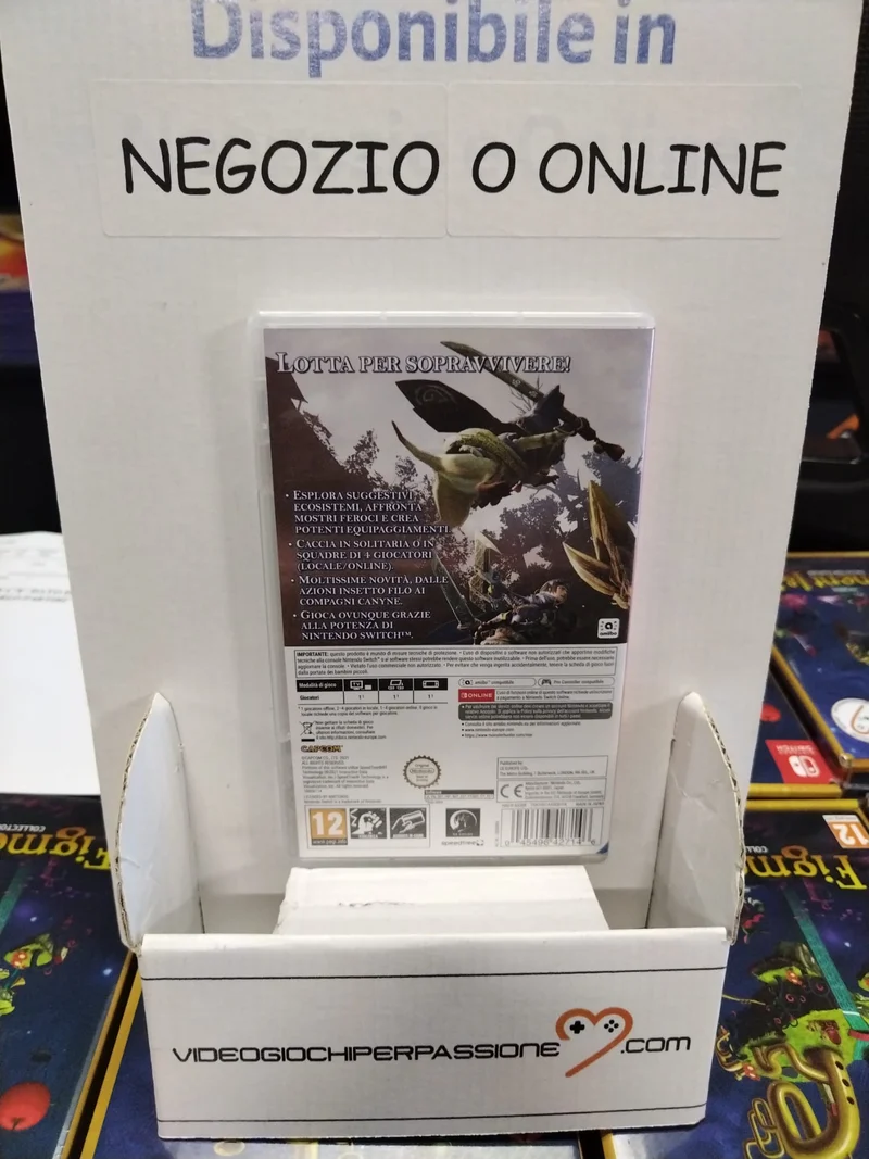 MONSTER HUNTER RISE NINTENDO SWITCH (usato garantito)(versione italiana)