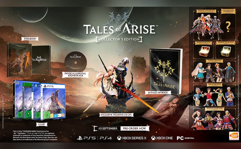 Tales Of Arise Collector's Edition Playstation 5 Edizione Europea