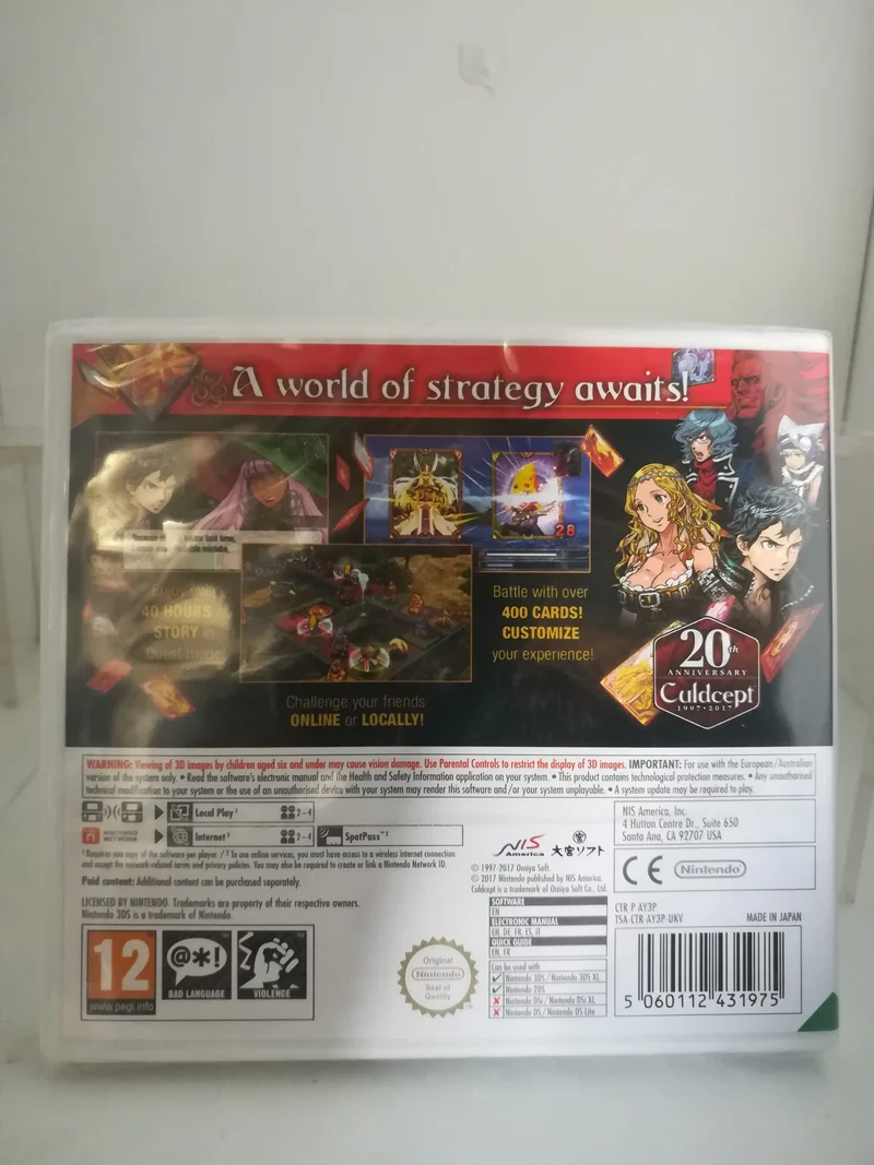 Culdcept Revolt Nintendo 3DS - Edizione Europea