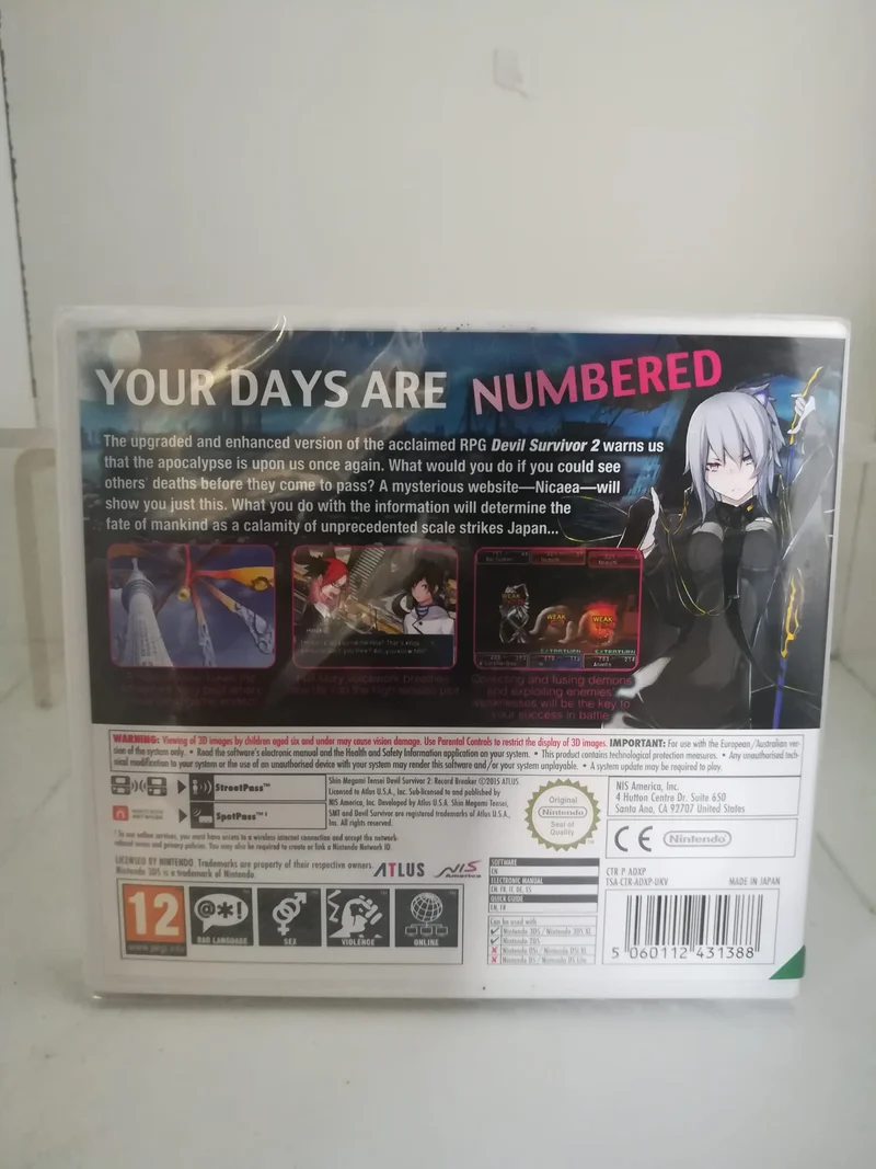 Shin Megami Tensei - Devil Survivor 2 Record Breaker - Nintendo 3DS Edizione Europea