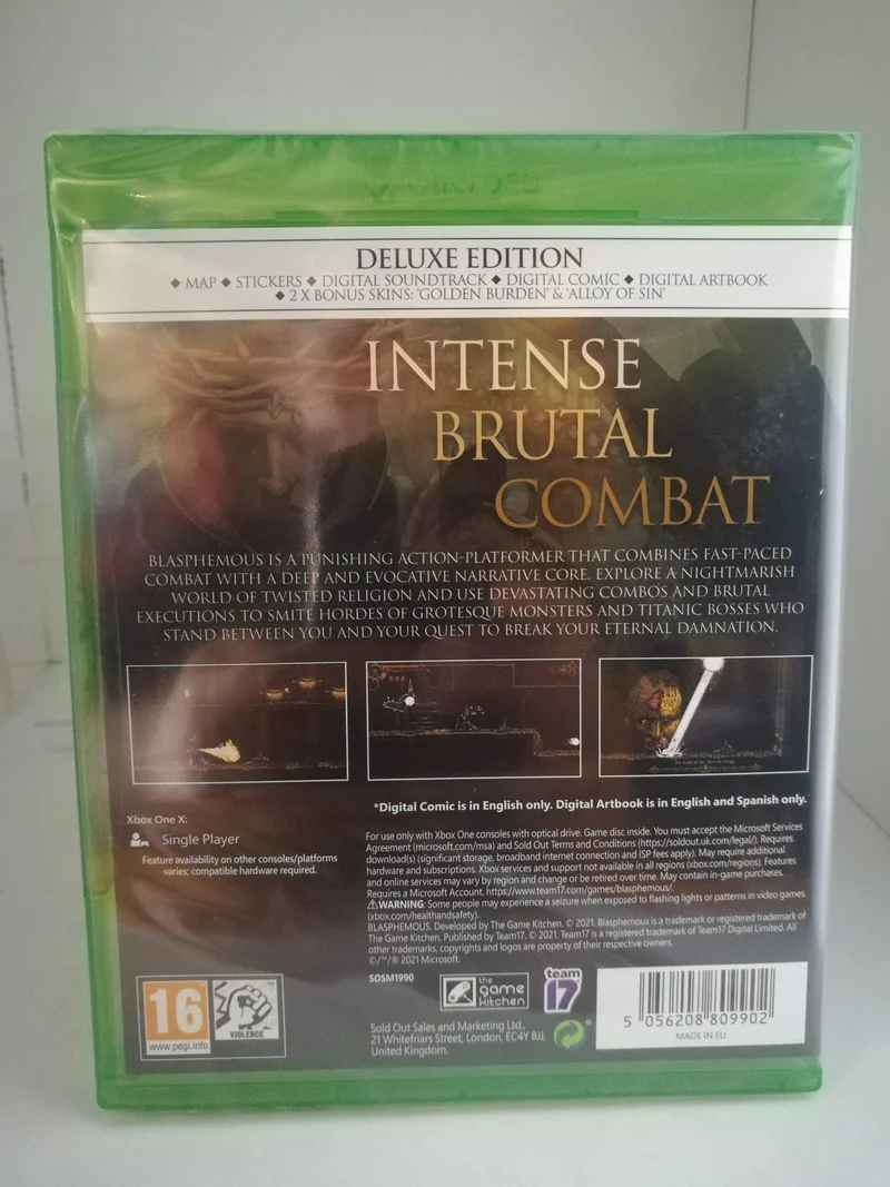 Blasphemous Deluxe Edition XBOX ONE-X Edizione Regno Unito